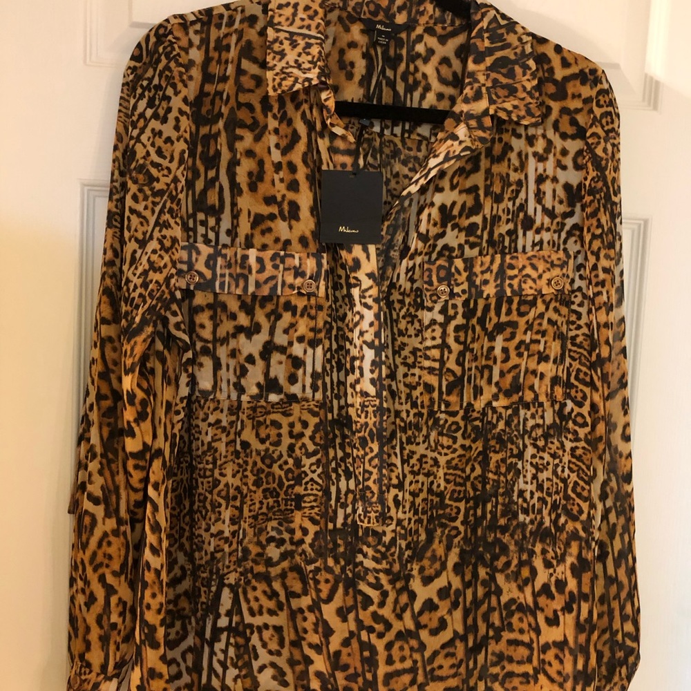 Milano Leopard print blouse